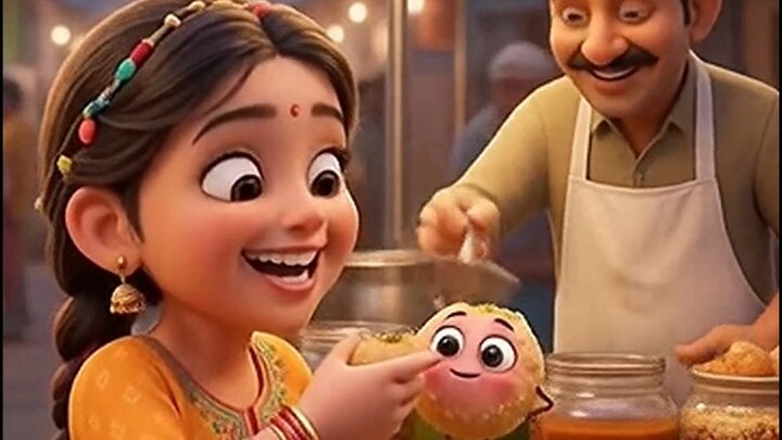 pinku pani puri