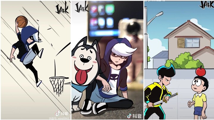 😎JACK - Chàng Họa Sĩ Triệu View Trong Làng Anime ( Naruto, Onepiece, Doremon, Songoku, Conan)  #3