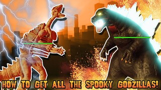 HOW TO GET ALL THE SPOOKY GODZILLAS IN KK! | Roblox Kaiju Kewl