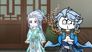 Pretend to be slapped in the face.