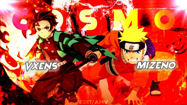 COSMO😈 | Demon Slayer x Naruto Shippuden | Vxens X Mizeno | Alight Motion Collab (AMV/Edit)