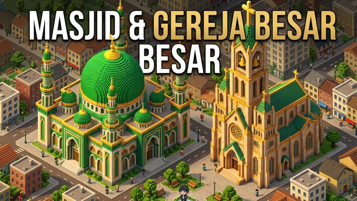 Bikin Masjid & Gereja Besar, Warga 77% Happy!