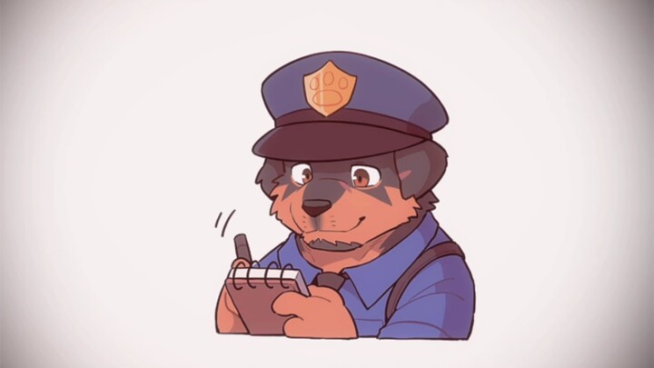 Cop is so cute!