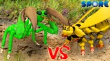 Praying Mantis vs Wasp | Insect Warzone | SPORE