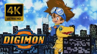 Digimon Adventure Ending |Creditless| [4K 60FPS AI Remastered]