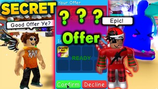 I Offered for the Shiny Secret Christmas Bell pet in Roblox Bubblegum Simulator