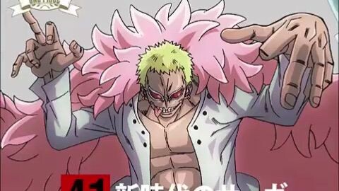 Enggak pernah denger kan  Doflamingo NYANYI jadi Dengerin baik-baik