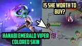 Hanabi Viper Emerald Skin Color and skill effects😎
