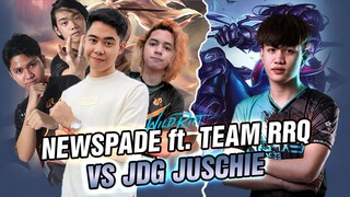 NewSpade vs Juschie ft. Team RRQ