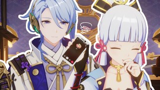 【原神配音】戴耳机看口型给朋友打电话