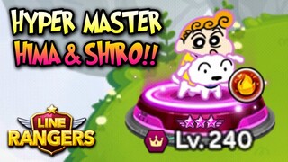 HYPER MASTER HIMA & SHIRO!! 🔥🔥 LINE RANGERS (INDONESIA): 8☆ Hima & Shiro Hyper Master Lvl. 240