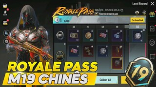 ROYALE PASS M19 BRUCE LEE COMPLETO - GRANADA COM MENSAGEM DE ABATE NO PUBG MOBILE