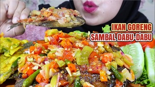 ENDUL!! BUKA PUASA PAKE IKAN GORENG SAMBAL DABU-DABU | ULUL ASMR MUKBANG INDONESIA