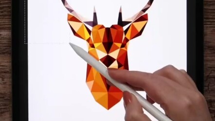 رسم هندسي على iPad باستخدام Procreate | رسم رقمي 2022