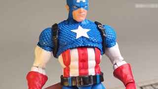 Tôi chọn khôi phục lại tác phẩm kinh điển của Captain America Warmth! Hasbro Marvel Legends Toybiz M