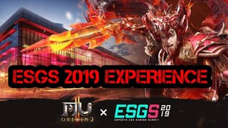 MU ORIGIN 2: THE ESGS 2019 EXPERIENCE