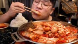 ASMR 먹방창배 갈치전골 파래무침 석박지 먹방 SUB Spicy Cutlassfish soup mukbang Legend koreanfood eatingshow asmr kfoo