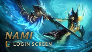 Nami, the Tidecaller | Login Screen - League of Legends