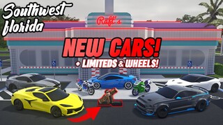 (HUGE UPDATE WITH LIMITEDS) 20 NEW CARS & MORE!! || ROBLOX - Southwest Florida Update