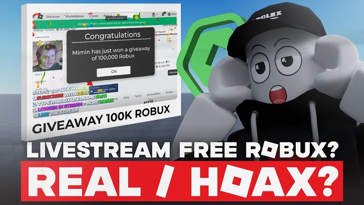 TONTON SEMUA LIVESTREAMING ROBUX GRATIS!!! KIRA KIRA INI BENERAN ATAU ENGGA YAA??