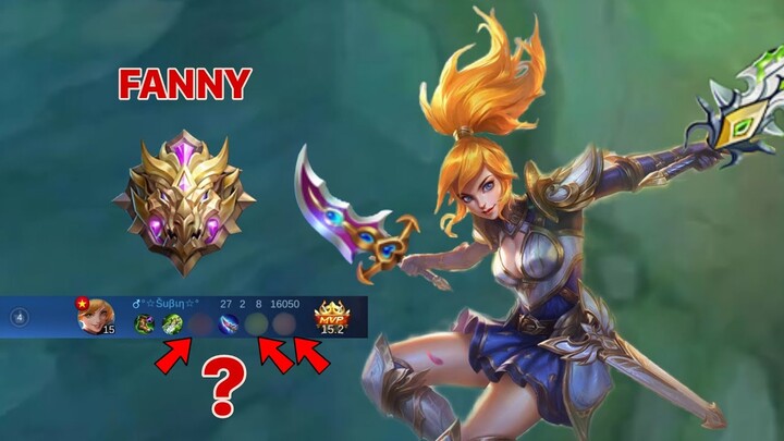 FANNY NEW DAMAGE ONE HIT RANK | TRANG BỊ DAMAGE SOLO RANK DỄ KHÔNG?