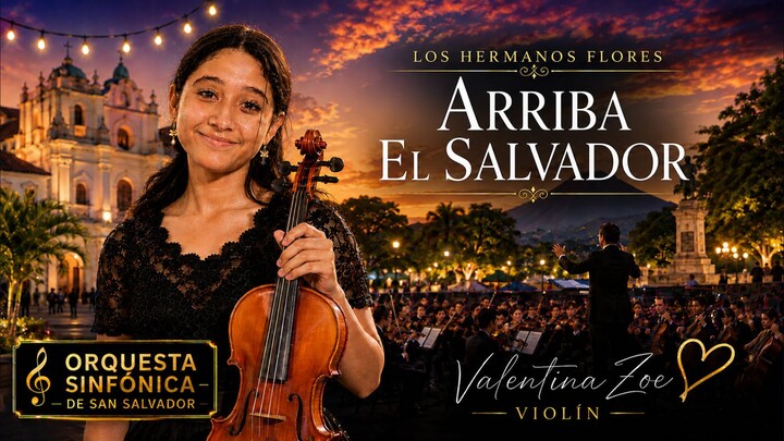 Arriba El Salvador: Los Hermanos Flores | Orquesta Sinfónica de San Salvador | Valentina Zoe