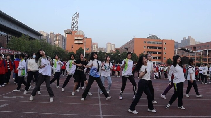 [Tarian Acak] Tarian acak pertama Sekolah Menengah Xi'an di Provinsi Shaanxi 230408