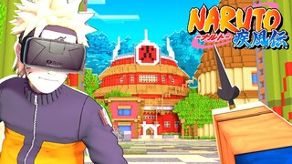 MINECRAFT PERO NARUTO CON REALIDAD VIRTUAL EN KONOHA !! NARUTO ANIME MOD