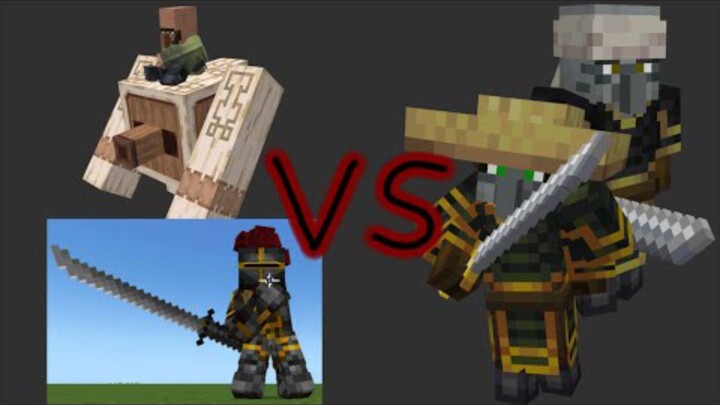 Successor & Samurai Illager Boss Fight accompanied by Sergeant Major (Invasion Code Red)