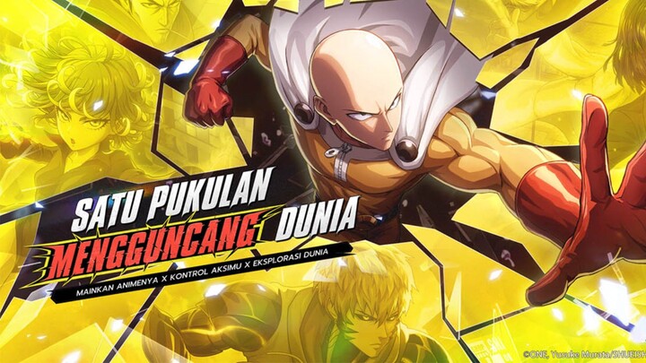 ANIME ONE PUNCH MAN‼️JUDUL ANIME YA EMANG GAME ANIME, LAGIAN KARAKTER ANIME SAMA DENGAN THUMBNAIL 🗿