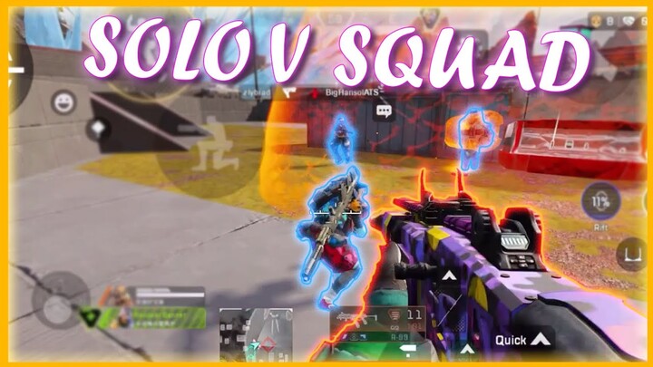 Solo v Squad melatih mental tapi tidak chicken :) - Apex Mobile