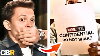 Tom Holland Leaking Marvel Movies For 2 Minutes Straight - CBR