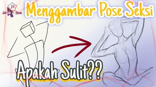 ||Menggambar|| Pose Anime Seksi 😋 Apakah Sulit Guyss? 🤔