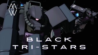 【高达/扎古混剪/4K/高燃】黑色三连星 黑紫色的独眼战神！