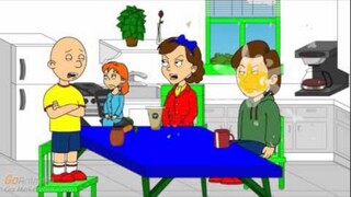 Caillou Misbehaves At Breakfast