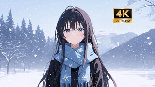 Sharing 4K dynamic wallpaper of "Yukinoshita Yukino-Snow Falling"
