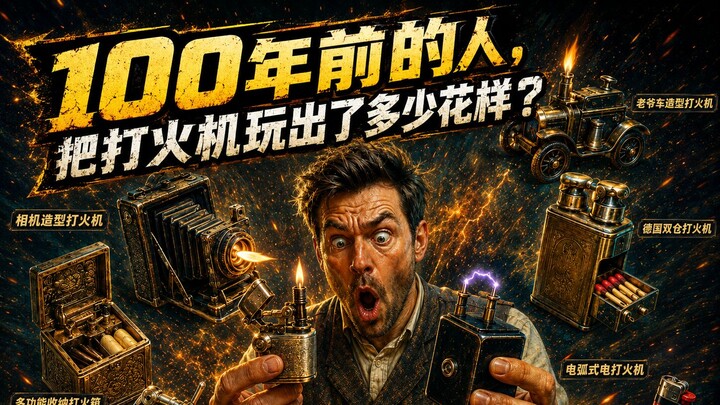 How many tricks did people a century ago come up with for lighters?