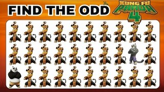 Find the ODD One Out | Kung Fu Panda 4 Edition 🐼🥋🎬 | Panda-Themed Puzzle!🧩🐾 | 2024 Challenge!