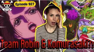 SHE HIT THE SHOGUN!?! One Piece Episode 927 REACTION + REVIEW