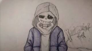 Dusttale/dust legend-murder sans วาดด้วยมือ! (หนึ่งชุด)