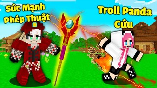 REDHOOD CHẾ TẠO CÂY GẬY PHÉP THUẬT TROLL MỀU TRONG MINECRAFT*REDHOOD TROLL PANDA BẰNG MA ĐỊA NGỤC