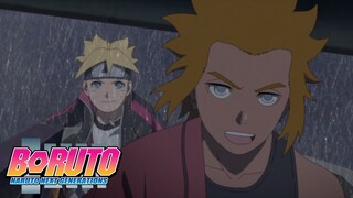 Boruto & Ikada vs the Ocean | Boruto: Naruto Next Generations