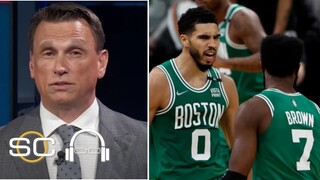 ESPN's Tim Legler "panic" Brown & Tatum combine 59 pts lead Celtics beat Bucks 109-86 to even series