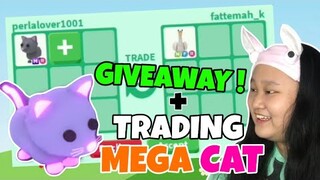 WHAT PEOPLE TRADE FOR MEGA NEON CAT IN ADOPT ME + GIVEAWAY PET 🐈