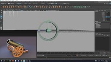 MAYA Modelling K1M 2025-06-17 cannon gun