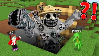 JJ and Mikey Found The BIGGEST LADDER with ZOONOMALY in Minecraft Maizen!