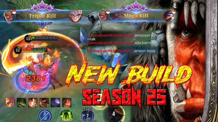 BANTAI! Tips Jadi Balmond Hyper di Awal Season 25 Agar Lawan Kena Mental | Build Balmond Full Damage