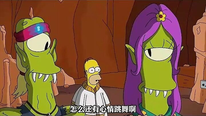第33集：辛普森一家掺险些被外星人吃掉#动漫#解说#充能计划#辛普森一家#美漫 (1)