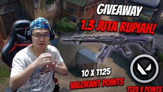 Giveaway 1.3 JUTA BUAT VALORANT POINTS 30K SUBS SPECIAL + (EXTRA THR) | Valorant Indonesia