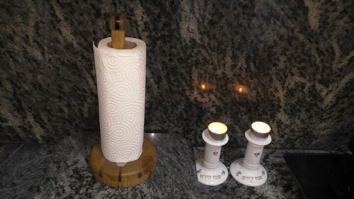 Amir Uzan - 17. Wooden paper towel holder.